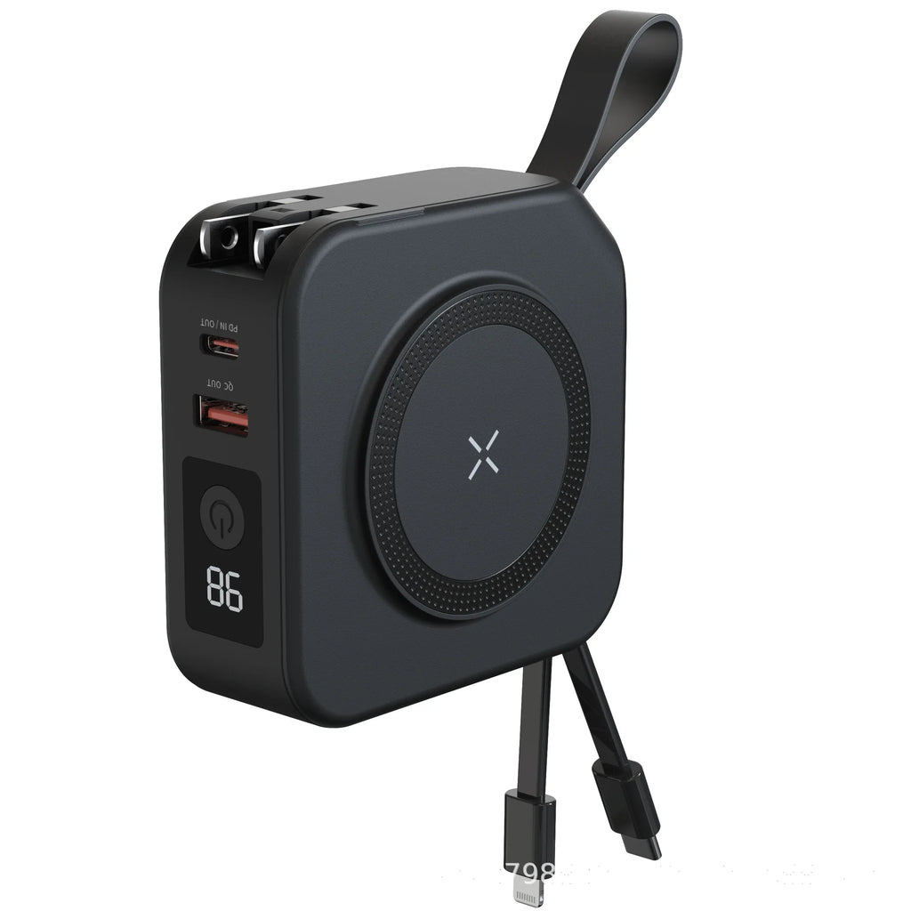 10000 Mah Multifunctional Magnetic Wireless Power Bank 22.5W Fast Charging